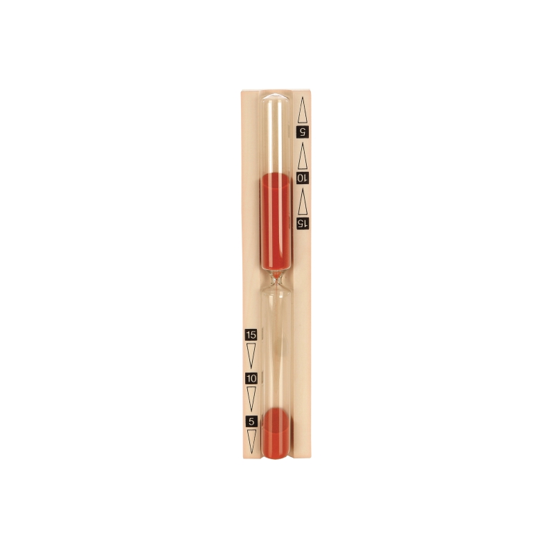 Sanduhr 15min. roter Sand